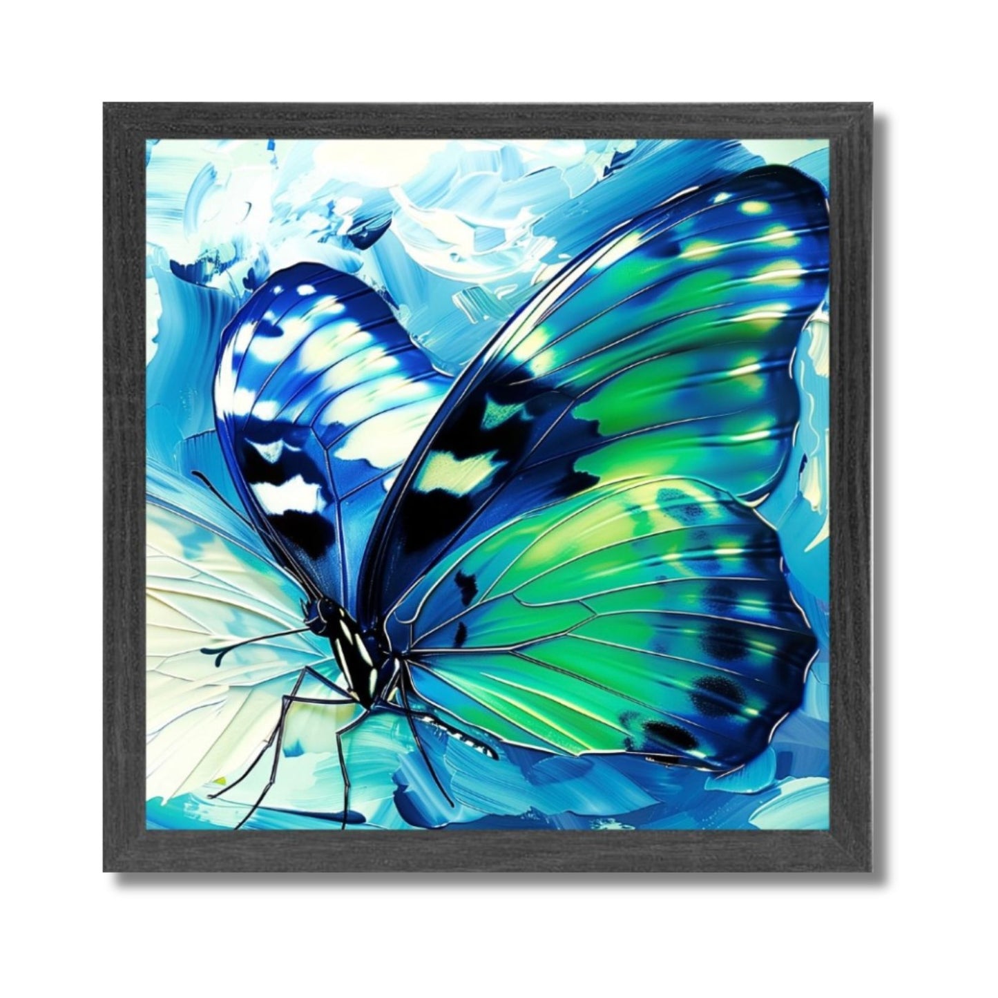 Schmetterlingskunst - Blau