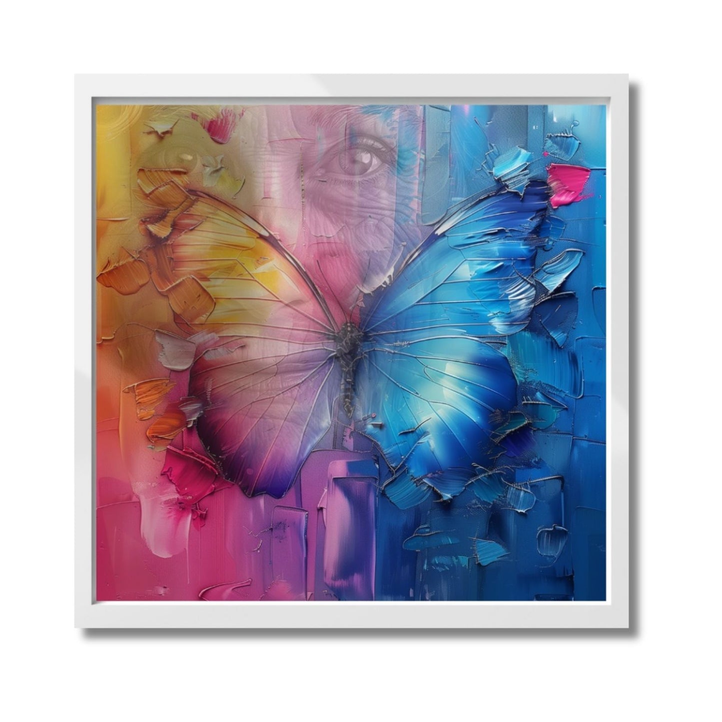 Portretvlinder - Blue Butterfly