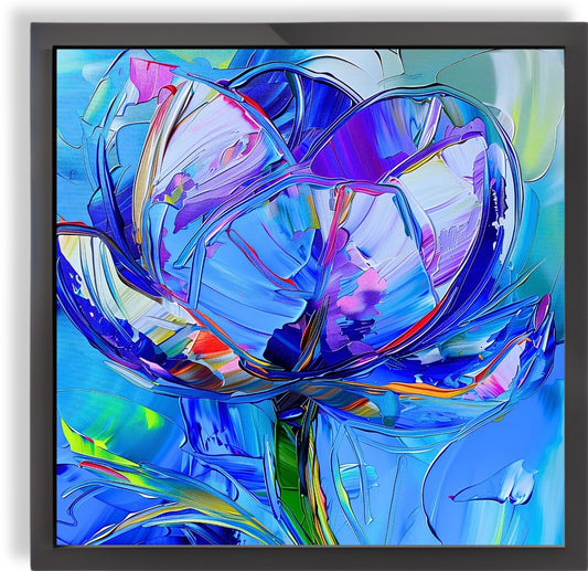 Wilma Mesman Tulip Art Blue