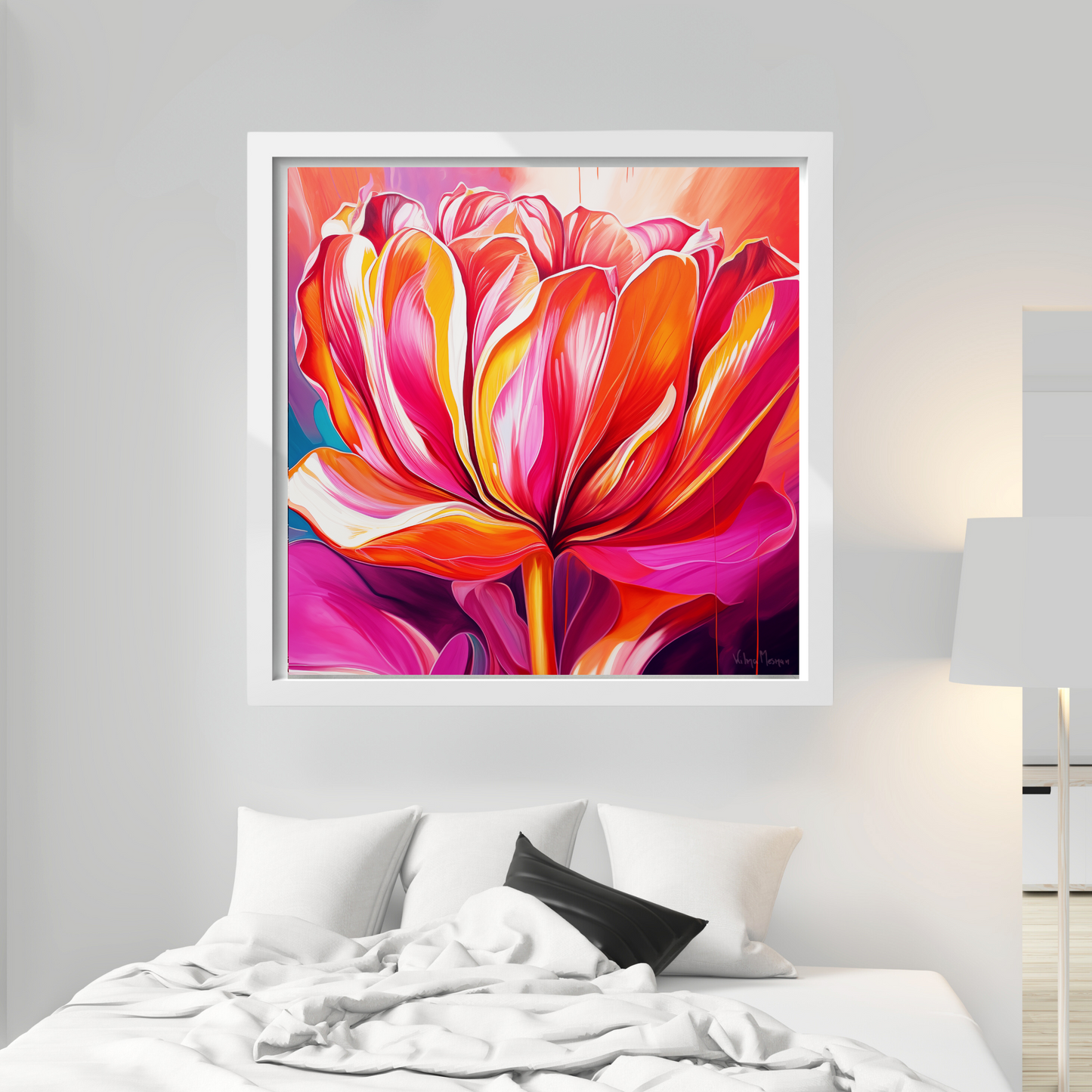 BLUMEN LIMITIERTE AUFLAGE – 2024 Tulip Cherish Spring 60x60cm