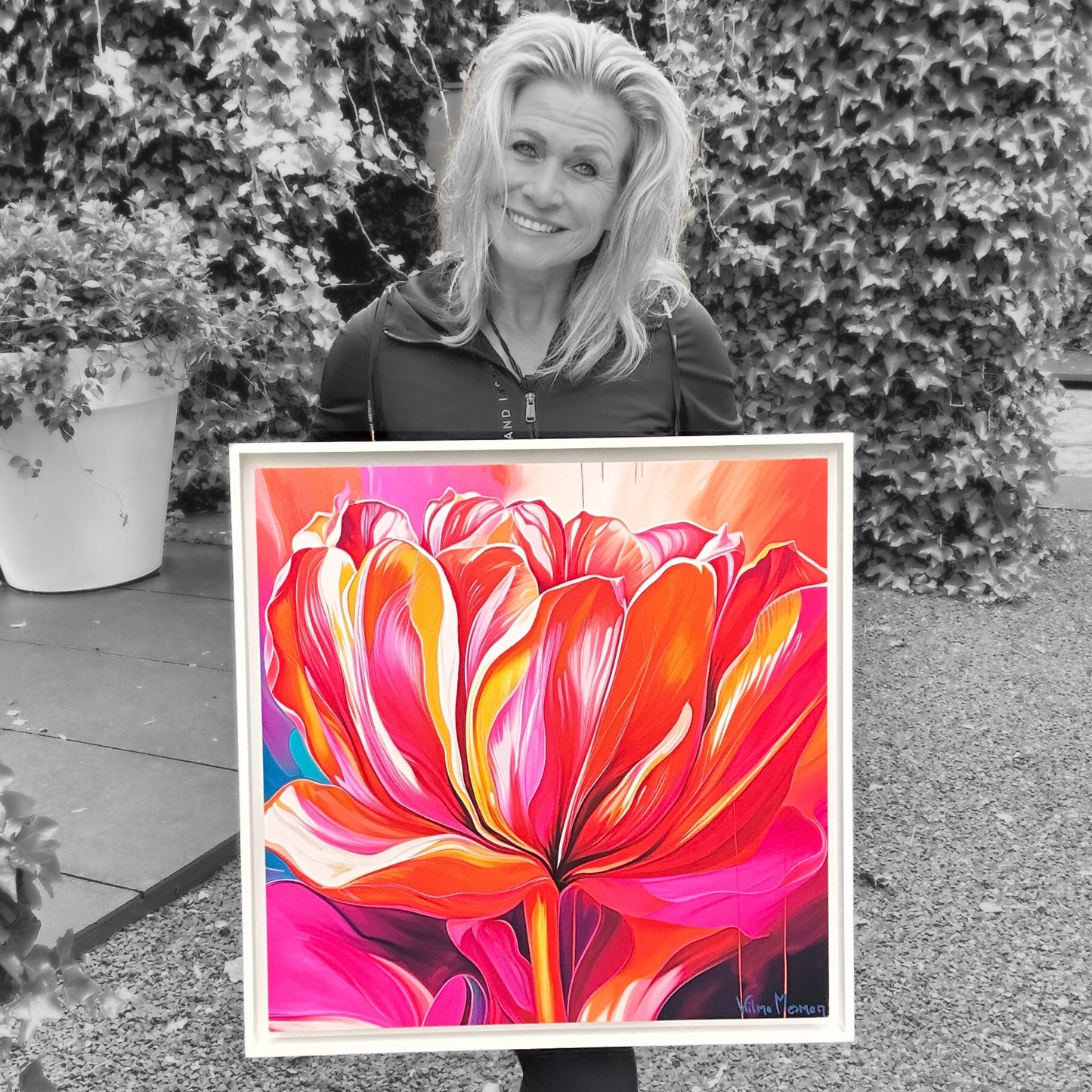 FLOWERS LIMITED EDITION - 2024 Tulip Cherish Spring 60x60cm