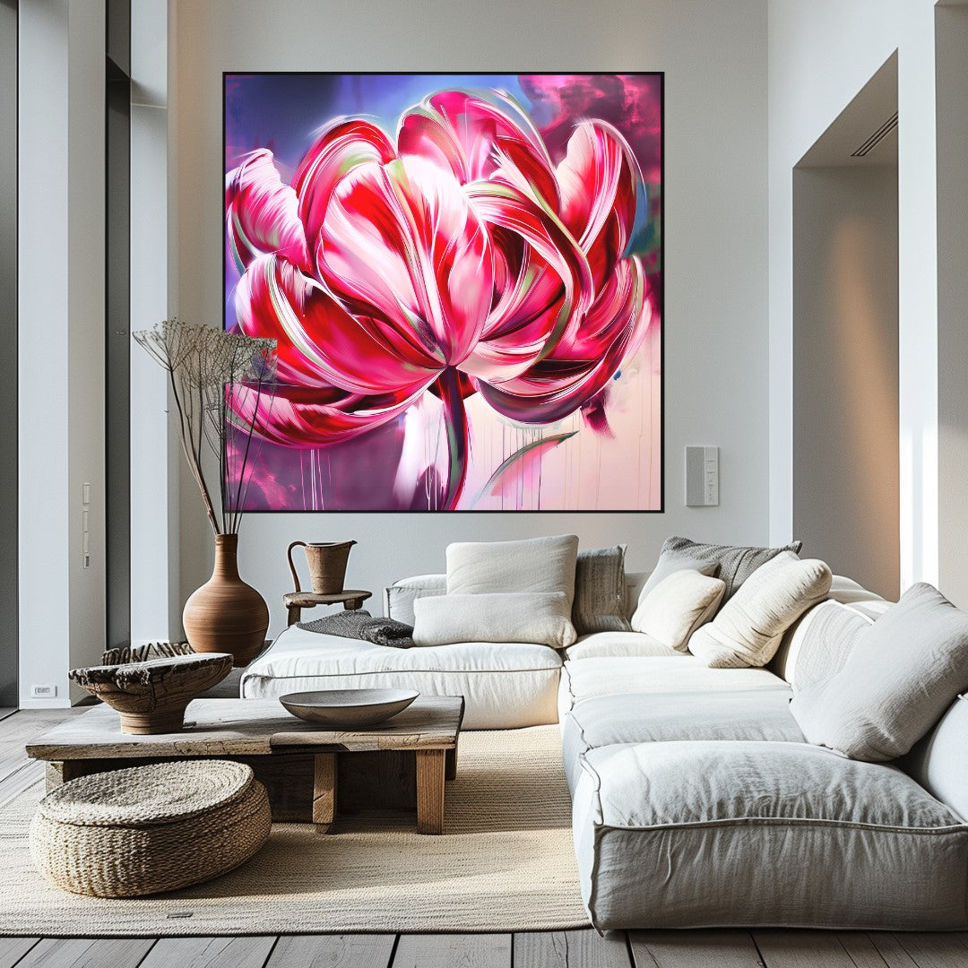 FLOWERS LIMITED EDITION - 2024 Tulip Cherish Fresh Flower 150x150cm