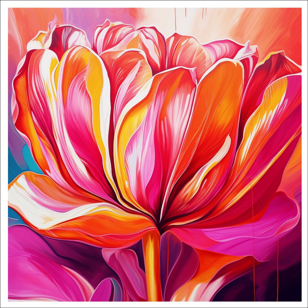 Flower art tulip cherish spring wilma mesman