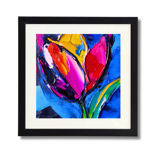 Affordable Art Pop Art Flowers Bloemen Tulip Wilma Mesman