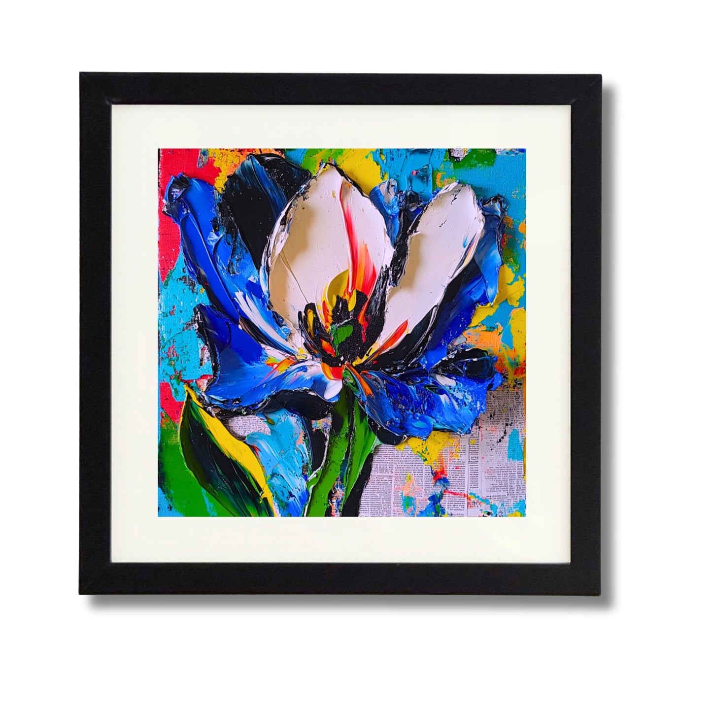 Affordable Art Pop Art Flowers Bloemen Tulip Wilma Mesman