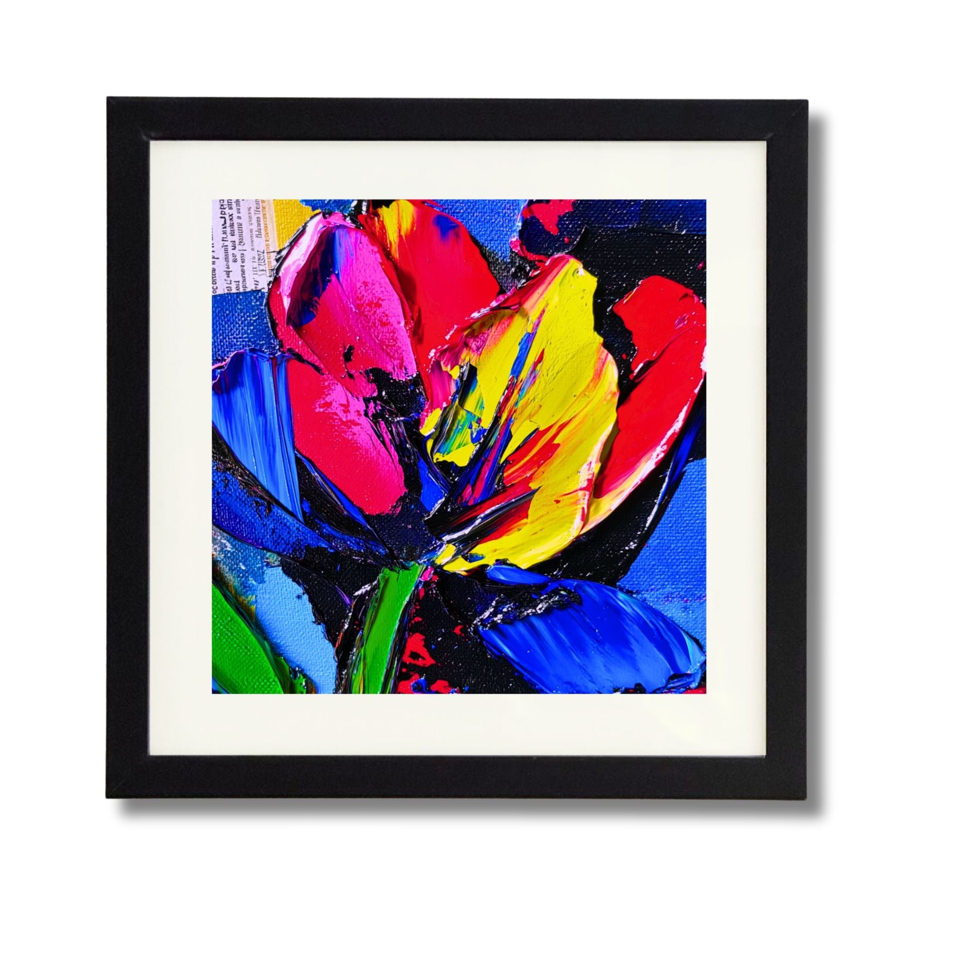 Affordable Art Pop Art Flowers Bloemen Tulip Wilma Mesman