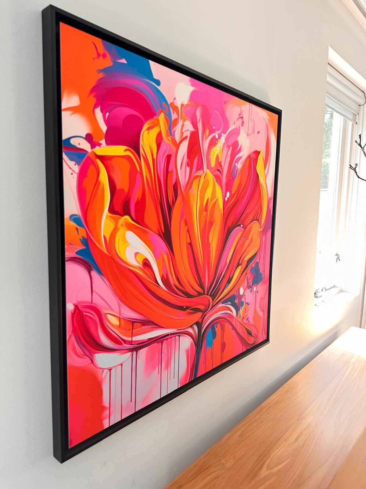 FLOWERS LIMITED EDITION - 2024 Tulip Cherish at First 100x100cm